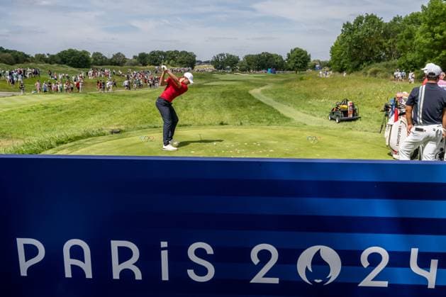 240804 Thomas Detry of Belgium during the final round of the men s individual stroke play golf during day 9 of the Paris 2024 Olympic Games, Olympische Spiele, Olympia, OS on August 4, 2024 in Paris. Photo: Petter Arvidson BILDBYRAN kod PA PA0861 golf olympic games olympics os ol olympiska spel olympiske leker paris 2024 paris-os paris-ol bbeng sweden sverige grappa33 Copyright: PETTERxARVIDSON BB240804PA092