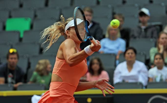 WTA, Tennis Damen Turnier 125. ECE Ladies Hamburg Open, 1. Runde: Jana Fett (Kroatien).