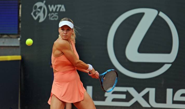 WTA, Tennis Damen Turnier 125. ECE Ladies Hamburg Open, 1. Runde: Jana Fett (Kroatien).