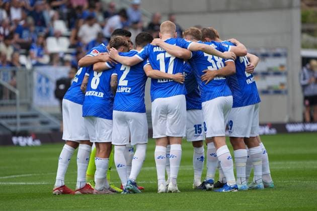 Lilien schwören sich ein - 04.08.2024 2. Bundesliga, Saison 24 25: SV Darmstadt 98 vs Fortuna Düsseldorf, Stadion am Boellenfalltor, emonline, emspor,