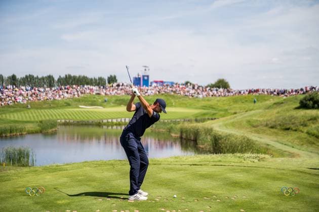 240804 Ludvig Aberg of Sweden during the final round of the men s individual stroke play golf during day 9 of the Paris 2024 Olympic Games, Olympische Spiele, Olympia, OS on August 4, 2024 in Paris. Photo: Petter Arvidson BILDBYRAN kod PA PA0861 golf olympic games olympics os ol olympiska spel olympiske leker paris 2024 paris-os paris-ol bbeng sweden sverige Copyright: PETTERxARVIDSON BB240804PA114
