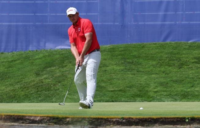 OLYMPICS - Olympic Summer Games 2024 PARIS,FRANCE,04.AUG.24 - OLYMPICS, GOLF - Olympic Summer Games Paris 2024, mens individual stroke play, final.. Image shows Sepp Straka (AUT).  GEPAxpictures xHaraldxSteiner