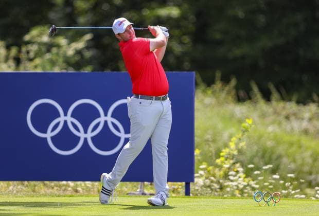 OLYMPICS - Olympic Summer Games 2024 PARIS,FRANCE,04.AUG.24 - OLYMPICS, GOLF - Olympic Summer Games Paris 2024, mens individual stroke play, final.. Image shows Sepp Straka (AUT).  GEPAxpictures xHaraldxSteiner