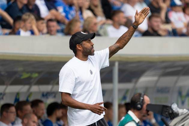 2. Fussball Bundesliga: SV Darmstadt 98 - Fortuna Düsseldorf, 04.08.2024 Daniel Thioune (Trainer Fortuna Düsseldorf), Freisteller, Portrait Porträt, SV Darmstadt 98 - Fortuna Düsseldorf, Darmstadt, Merck-Stadion am Böllenfalltor, 4.8.2024