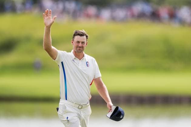 240804 Victor Perez of France during the final round of the men s individual stroke play golf during day 9 of the Paris 2024 Olympic Games, Olympische Spiele, Olympia, OS on August 4, 2024 in Paris. Photo: Petter Arvidson BILDBYRAN kod PA PA0861 golf olympic games olympics os ol olympiska spel olympiske leker paris 2024 paris-os paris-ol bbeng france frankrike grappa33 Copyright: PETTERxARVIDSON BB240804PA143