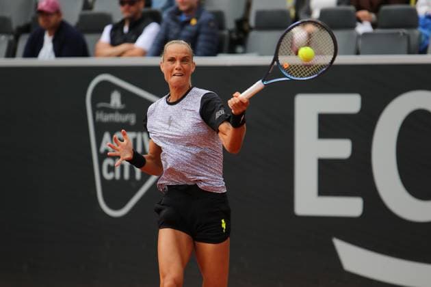 WTA, Tennis Damen Turnier 125, ECE Ladies Hamburg Open, 1. Runde: Arantxa Rus (Niederlande).