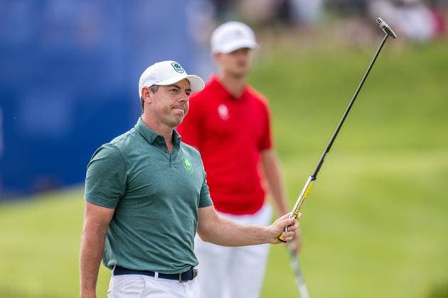 240804 Rory McIlroy of Ireland during the final round of the men s individual stroke play golf during day 9 of the Paris 2024 Olympic Games, Olympische Spiele, Olympia, OS on August 4, 2024 in Paris. Photo: Petter Arvidson BILDBYRAN kod PA PA0861 golf olympic games olympics os ol olympiska spel olympiske leker paris 2024 paris-os paris-ol bbeng irland ireland Copyright: PETTERxARVIDSON BB240804PA180