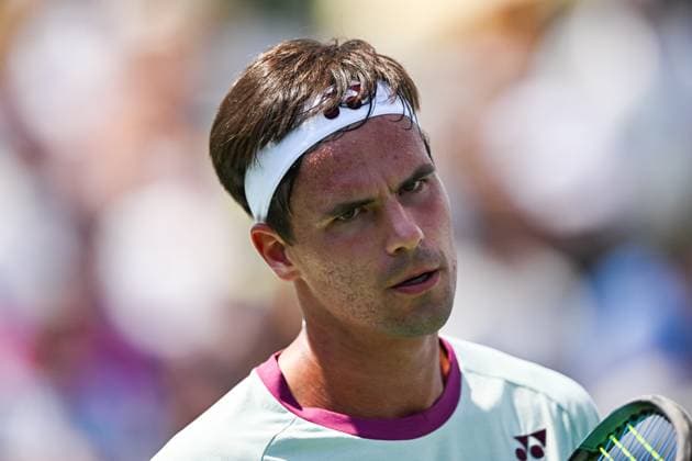 ATP, Tennis Herren National Bank Open 2024 MONTREAL, QC, CANADA - AUGUST 04: Look on Daniel Altmaier (GER) during a qualifying round match at ATP National Bank Open on August 04, 2024 at IGA Stadium in Montreal, QC, Canada (Photo by David Kirouac) Copyright: xBEAUTIFULxSPORTS Kirouacx