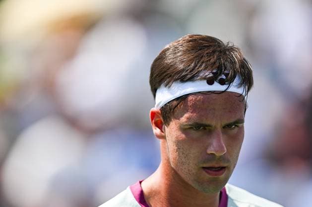 ATP, Tennis Herren National Bank Open 2024 MONTREAL, QC, CANADA - AUGUST 04: Look on Daniel Altmaier (GER) during a qualifying round match at ATP National Bank Open on August 04, 2024 at IGA Stadium in Montreal, QC, Canada (Photo by David Kirouac) Copyright: xBEAUTIFULxSPORTS Kirouacx