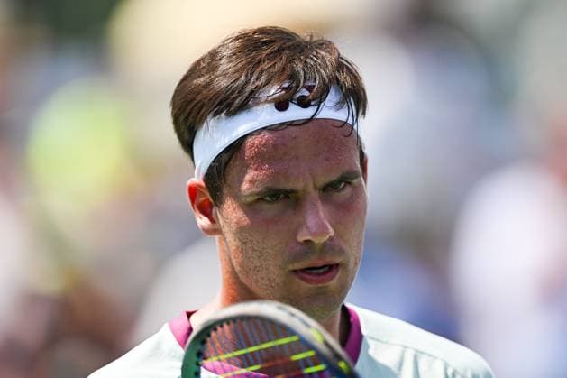 ATP, Tennis Herren National Bank Open 2024 MONTREAL, QC, CANADA - AUGUST 04: Look on Daniel Altmaier (GER) during a qualifying round match at ATP National Bank Open on August 04, 2024 at IGA Stadium in Montreal, QC, Canada (Photo by David Kirouac) Copyright: xBEAUTIFULxSPORTS Kirouacx