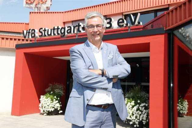 02.08.24 VfB Stuttgart Vorstellung Präsidium Deutschland, Stuttgart, 02.08.2024, Fussball, Bundesliga, VfB Stuttgart, Vorstellung Präsidium: Dietmar Allgaier (Interimspräsident).