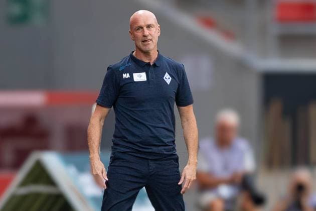 Ingolstadt, Deutschland 04. August 2024: 3. Liga - 2024 2025 - FC Ingolstadt 04 vs. SV Waldhof Mannheim Im Bild: Trainer Marco Antwerpen (Mannheim) DFB regulations prohibit any use of photographs as image sequences and or quasi-video Audi Sportpark Bayern Copyright: xFotostandx xSchaeferx