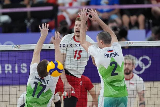 RECORD DATE NOT STATED PARIS 05.08.2024 SUMMER Olympic Games, Olympische Spiele, Olympia, OS VOLLEYBALL QUARTERFINAL POLAND - SLOVENIA JAKUB KOCHANOWSKI FOTO: TOMASZ MARKOWSKI NEWSPIX.PL --- Newspix.pl  050824TOM009