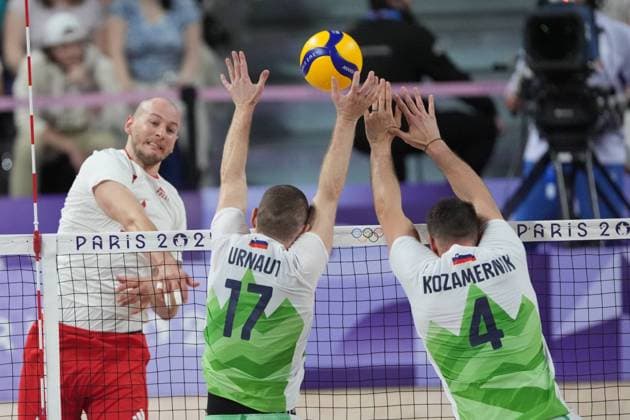 RECORD DATE NOT STATED PARIS 05.08.2024 SUMMER Olympic Games, Olympische Spiele, Olympia, OS VOLLEYBALL QUARTERFINAL POLAND - SLOVENIA BARTOSZ KUREK FOTO: TOMASZ MARKOWSKI NEWSPIX.PL --- Newspix.pl  050824TOM011