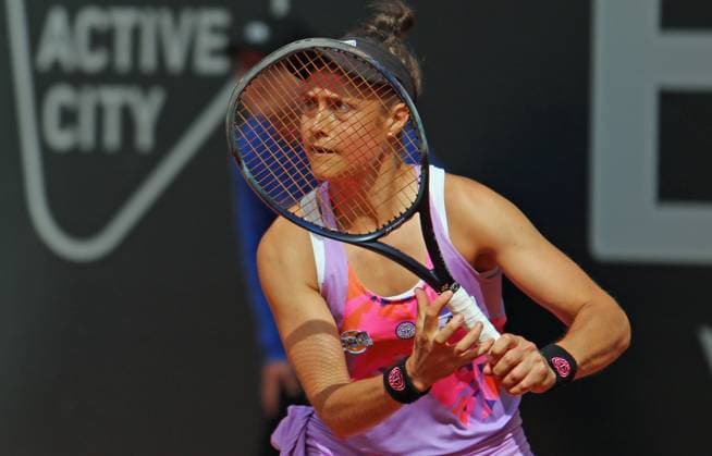 WTA, Tennis Damen Turnier 125. ECE Ladies Hamburg Open, 1. Runde: Marie Benoit (Belgien).