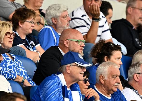 04.08.2024, xfux, Fussball 2.Bundesliga, SV Darmstadt 98 - Fortuna Düsseldorf emspor, v.l. Geschaeftsfuehrer Martin Kowalewski (SV Darmstadt 98) (DFL DFB REGULATIONS PROHIBIT ANY USE OF PHOTOGRAPHS as IMAGE SEQUENCES and or QUASI-VIDEO. Eine Lizenzierung des Lichtbildwerkes an den SV Darmstadt 1898 e.V. sowie Tochterunternehmen ist nicht gestattet. No release of or sale to SV Darmstadt 1898 e.V.) Darmstadt