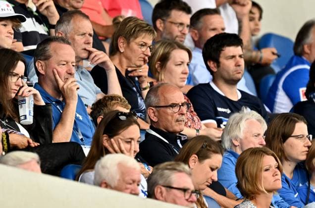 04.08.2024, xfux, Fussball 2.Bundesliga, SV Darmstadt 98 - Fortuna Düsseldorf emspor, v.l. Bestellter Vertreter für NLZ und sportliche Entwicklung Uwe Kuhl (SV Darmstadt 98), Vertreter der Amateurabteilungen Wolfgang Arnold (SV Darmstadt 98) (DFL DFB REGULATIONS PROHIBIT ANY USE OF PHOTOGRAPHS as IMAGE SEQUENCES and or QUASI-VIDEO. Eine Lizenzierung des Lichtbildwerkes an den SV Darmstadt 1898 e.V. sowie Tochterunternehmen ist nicht gestattet. No release of or sale to SV Darmstadt 1898 e.V.) Darmstadt