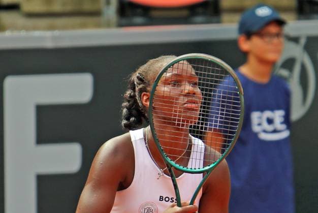 WTA, Tennis Damen Turnier 125, ECE Ladies Hamburg Open, 1. Runde: Noma Noha Akugue (Hamburg Deutschland).