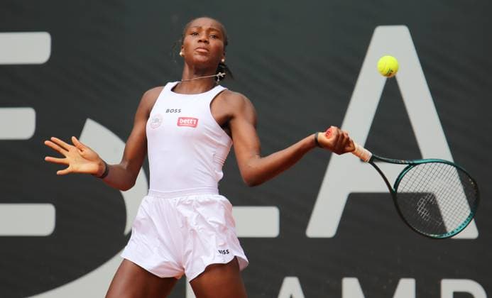 WTA, Tennis Damen Turnier 125, ECE Ladies Hamburg Open, 1. Runde: Noma Noha Akugue (Hamburg Deutschland).