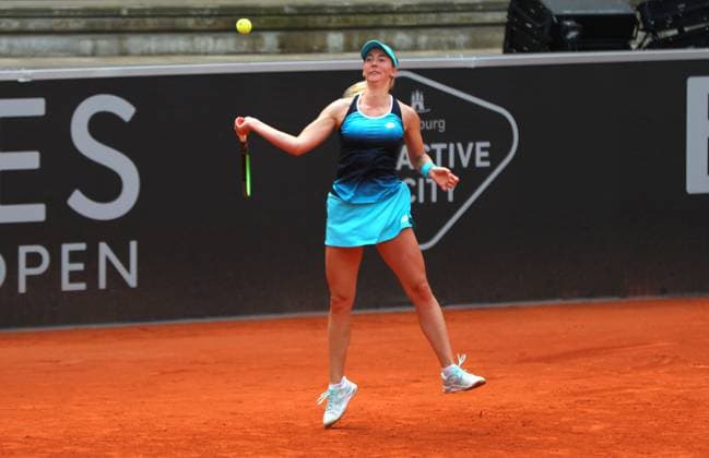 05.08.2024, xcex, GER, Hamburg, Rothenbaum, Central Court, Tennis, Damentennis, WTA, Tennis Damen 125, ECE Ladies Hamburg Open, Nina Stojanovic (SRB)
