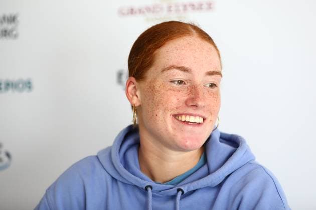 05.08.2024, xcex, GER, Hamburg, Rothenbaum, Central Court, Tennis, Damentennis, WTA, Tennis Damen 125, ECE Ladies Hamburg Open, Ella Seidel (GER) im Interview