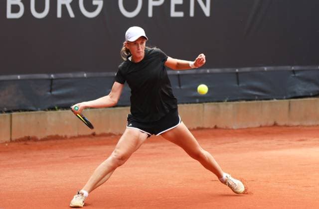 05.08.2024, xcex, GER, Hamburg, Rothenbaum, Central Court, Tennis, Damentennis, WTA, Tennis Damen 125, ECE Ladies Hamburg Open, Lea Boskovic (CRO)