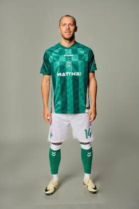 offizieller Portraittermin SV Werder Bremen 2024 2025 Senne Lynen (Werder Bremen 14 ); 1.BL Porträttermin 2024 2025,