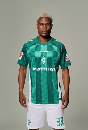 offizieller Portraittermin SV Werder Bremen 2024 2025 ABDENEGO NANKISHI (Werder Bremen x33; 1.BL Porträttermin 2024 2025,