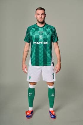 offizieller Portraittermin SV Werder Bremen 2024 2025 Marvin Ducksch (SV Werder Bremen 07); 1.BL Porträttermin 2024 2025,
