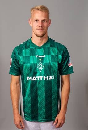 offizieller Portraittermin SV Werder Bremen 2024 2025 Marco Gruell Grüll (Werder Bremen 17); 1.BL Porträttermin 2024 2025,