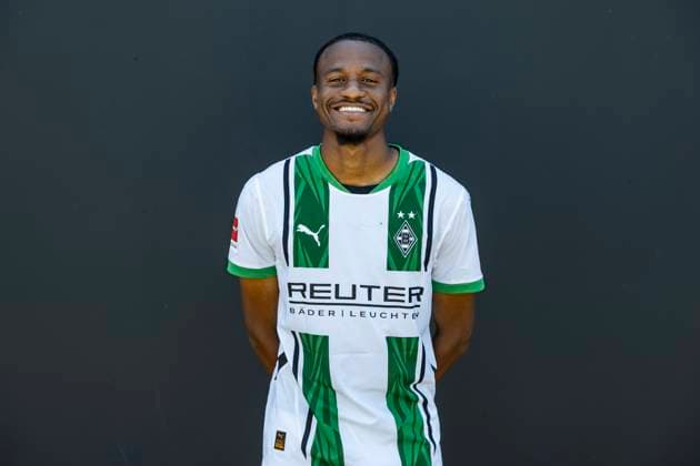 Fußball, Borussia Mönchengladbach Porträttermin 2024 2025 Nathan Ngoumou