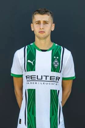 Fußball, Borussia Mönchengladbach Porträttermin 2024 2025 Oscar Fraulo