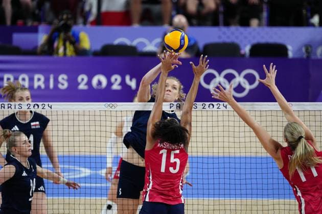 RECORD DATE NOT STATED PARIS 06.08.2024 SUMMER Olympic Games, Olympische Spiele, Olympia, OS VOLLEYBALL QUARTERFINAL POLAND - USA FOTO: TOMASZ MARKOWSKI NEWSPIX.PL --- Newspix.pl  TM201199