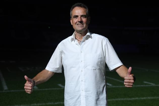 Fußball Regionalliga West Außerordentliche Mitgliederversammlung MSV Duisburg am 23.07.2024 in der Schauinsland-Reisen-Arena in Duisburg Christian Stiefelhagen ( Vorstandsvorsitzender Duisburg )