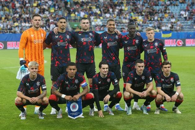 2024.08.06 Lublin Pilka nozna Liga Mistrzow UEFA sezon 2024 2025 Dinamo Kijow - FC Glasgow Rangers N z Glasgow Rangers Foto Wojciech Szubartowski PressFocus 2024.08.06 Lublin Football UEFA Champions League season 2024 2025 Dinamo Kyiv - Rangers FC Glasgow Rangers Credit: Wojciech Szubartowski PressFocus NEWSPIX.PL --- Newspix.pl  20240806PF_WS001