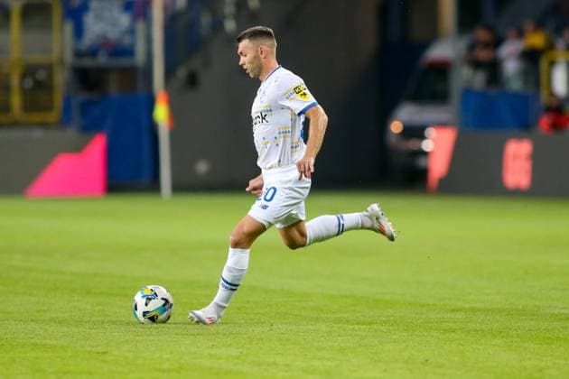 2024.08.06 Lublin Pilka nozna Liga Mistrzow UEFA sezon 2024 2025 Dinamo Kijow - FC Glasgow Rangers N z Oleksandr Karavaiev Foto Wojciech Szubartowski PressFocus 2024.08.06 Lublin Football UEFA Champions League season 2024 2025 Dinamo Kyiv - Rangers FC Oleksandr Karavaiev Credit: Wojciech Szubartowski PressFocus NEWSPIX.PL --- Newspix.pl  20240806PF_WS005