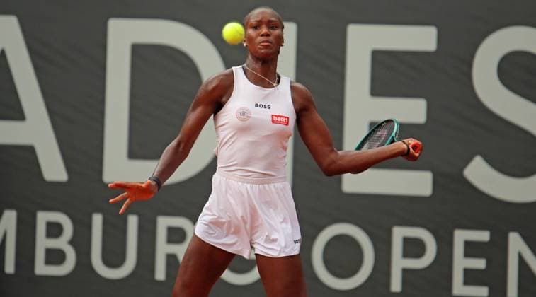 WTA, Tennis Damen 125, Damen-Turnier. Ladies Hamburg Open, Achtefinale: Noma Noha Akugue (Deutschland Hamburg).