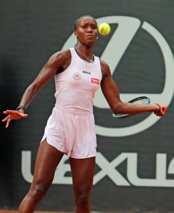 WTA, Tennis Damen 125, Damen-Turnier. Ladies Hamburg Open, Achtefinale: Noma Noha Akugue (Deutschland Hamburg).
