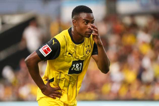 Youssoufa Moukoko (BVB Dortmund, 18) , Fussball, Testspiel, 2024 2025, Borussia Dortmund vs. FC Villarreal, 06.08.2024, CASHPOINT Arena, Altach, Österreich Altach CASHPOINT Arena Vorarlberg Österreich Copyright: xGrantxHubbsx