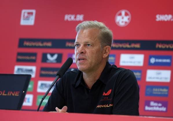 07.08.2024, Fußball, 2. Bundesliga, !: FC Kaiserslautern Pressekonferenz, Saison 2024 25, Markus Anfang (Trainer FC Kaiserslautern),Fritz Walter Stadion, Kaiserslautern, Deutschland, zmdz, ** DFB & DFL regulations prohibit any use of photographs as image sequences and or quasi-video. ** !: FC Kaiserslautern Pressekonferenz