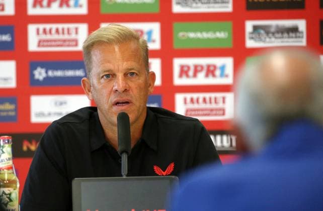 07.08.2024, Fußball, 2. Bundesliga, !: FC Kaiserslautern Pressekonferenz, Saison 2024 25, Markus Anfang (Trainer FC Kaiserslautern),Fritz Walter Stadion, Kaiserslautern, Deutschland, zmdz, ** DFB & DFL regulations prohibit any use of photographs as image sequences and or quasi-video. ** !: FC Kaiserslautern Pressekonferenz