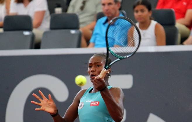 WTA, Tennis Damen 125, Damen-Turnier. Ladies Hamburg Open, Achtefinale: Noma Noha Akugue (Deutschland Hamburg).