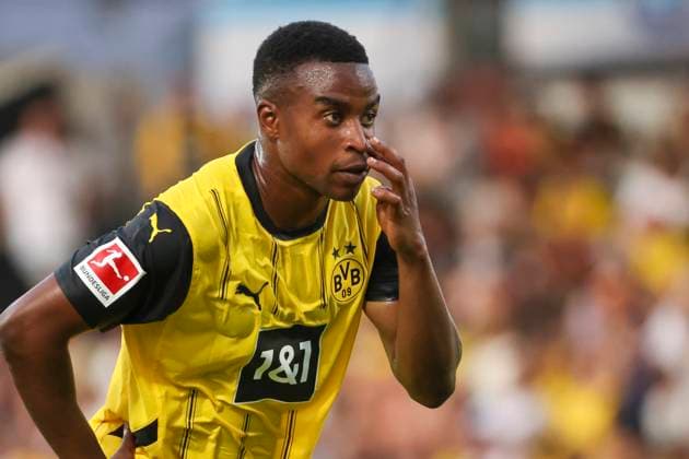 Youssoufa Moukoko (BVB Dortmund, 18) , Fussball, Testspiel, 2024 2025, Borussia Dortmund vs. FC Villarreal, 06.08.2024, CASHPOINT Arena, Altach, Österreich Altach CASHPOINT Arena Vorarlberg Österreich Copyright: xGrantxHubbsx