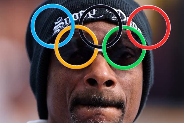 Sport Themen der Woche KW32 PARIS, FRANCE - AUGUST 07: Snoop Dog in the House during the Men™s Park Skateboarding Final Paris 2024 Olympic Games, Olympische Spiele, Olympia, OS match between USA and Brazil at the La Concorde on August 07, 2024 in Paris, France. (Photo by Pete Dovgan Speed Media Icon Sportswire) OLYMPICS: AUG 07 Paris 2024 EDITORIAL USE ONLY Icon2408070038