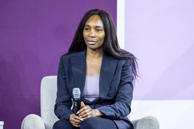August 7, 2024, Woodbridge, Ontario, Canada: Venus Williams speaks during the UNMATCHED Gender Equity in Sports Conference at the Paramount EventSpace in Woodbridge, Ontario. Woodbridge Canada - ZUMAt160 20240807_zip_t160_001 Copyright: xMathewxTsangx