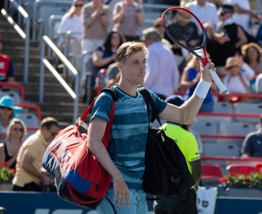August 7, 2024, Montreal, Pq, Canada: Canada s Denis Shapovalov waves to the fans as he leaves the court after losing his first round match in straight sets to USA s Brandon Nakashima at the National Bank Open tennis Wednesday, August 7, 2024 in Montreal. Denis Shapovalov,  - ZUMAc35_ 20240807_zaf_c35_167 Copyright: xRyanxRemiorzx