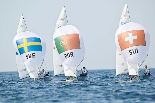 Sport Themen der Woche KW32 Sport Bilder des Tages MARSEILLE, FRANKRIKE 20240808 Sveriges Anton Dahlberg och Lovisa Karlsson seglar 470 mixed final utanför Marseille Marina, under sommar-OS i Paris 2024. *** Bilden ingar i SPORTPAKET. För övriga BETALBILD ** MARSEILLE FRANKRIKE x10060x *** MARSEILLE, FRANCE 20240808 Swedens Anton Dahlberg and Lovisa Karlsson sailing 470 mixed final off Marseille Marina, during the 2024 Summer Olympics in Paris Picture in SPORTPAKET For others PAYPICTURE MARSEILLE FRANCE x10060x  Copyright: xHenrikxMontgomery TTx OS 2024 SEGLING