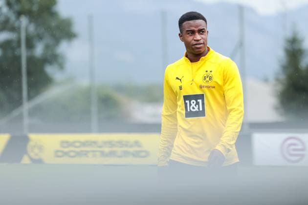 08.08.2024, Fussball, Trainingslager von Borussia Dortmund in Bad Ragaz, Tag 8, Youssoufa Moukoko (Borussia Dortmund), Bad Ragaz Grand Resort Bad Ragaz St. Gallen Schweiz xRHR-FOTO DEx Copyright: DennisxEwert RHR-FOTOx RHR-FOTO DE