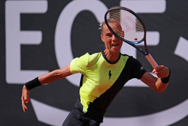 Feature: WTA, Tennis Damen 125, Damen-Turnier: Ladies Hamburg Open, Viertelfinale: Arantxa Rus (Niederlande).
