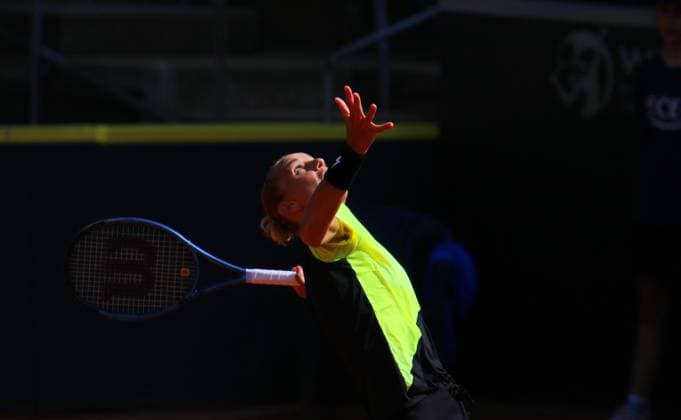 Feature: WTA, Tennis Damen 125, Damen-Turnier: Ladies Hamburg Open, Viertelfinale: Arantxa Rus (Niederlande).